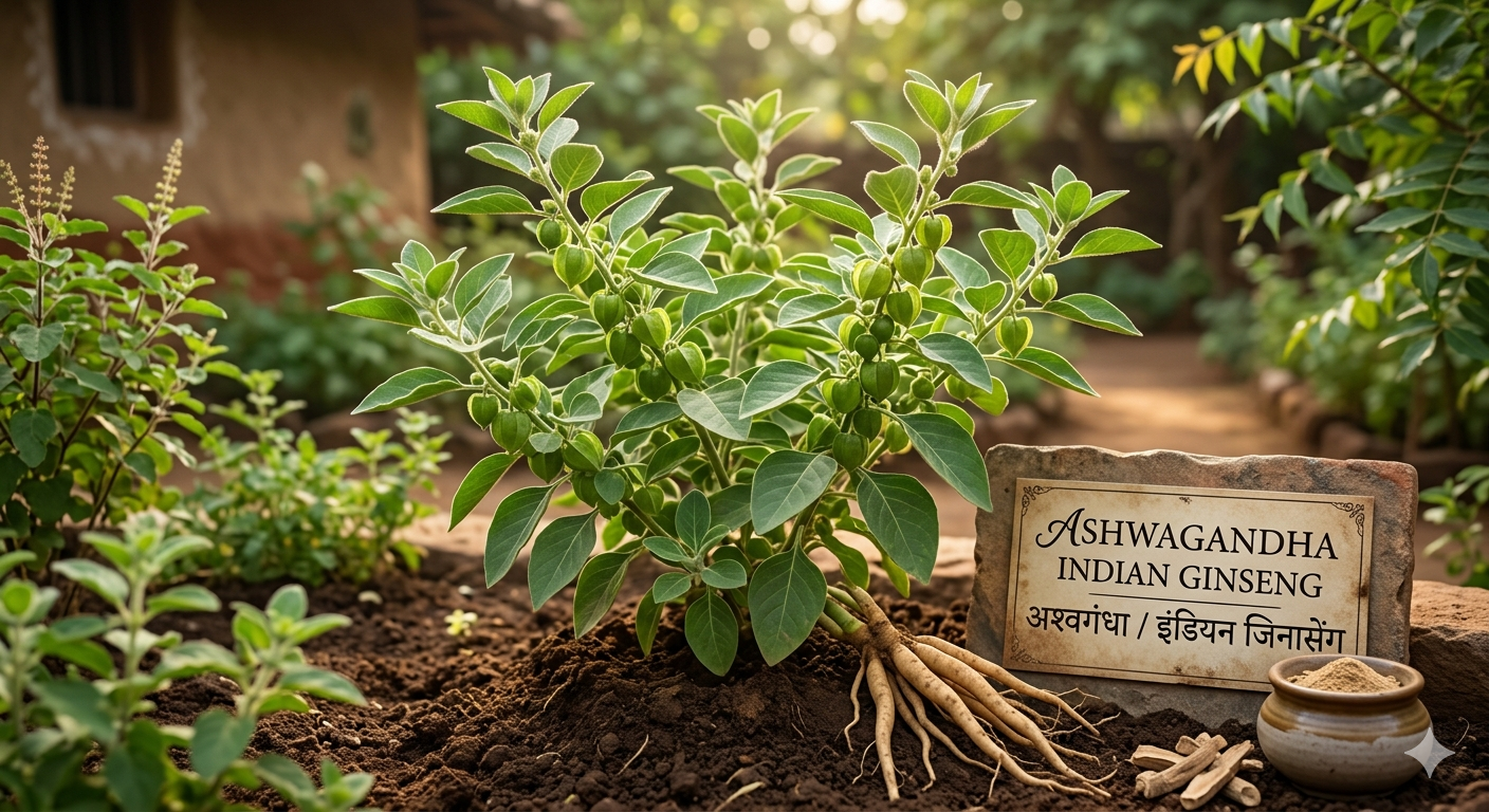 Ashwagandha Indian Ginseng Growing India — Adaptogen Root Encyclopedia