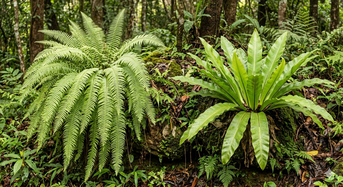 Boston Fern vs Birds Nest Fern India Comparison Guide
