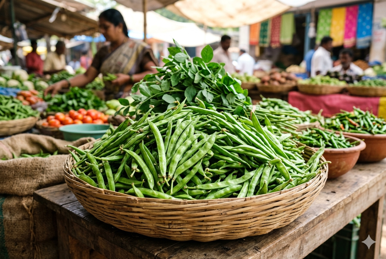 Cluster Beans Guar Growing India — Drought Tolerant Vegetable Encyclopedia