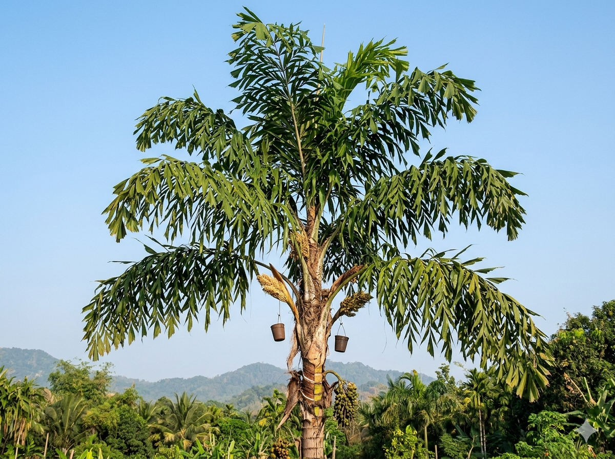 Fishtail Palm Caryota urens Bipinnate Leaf Kerala Toddy — PlantCare