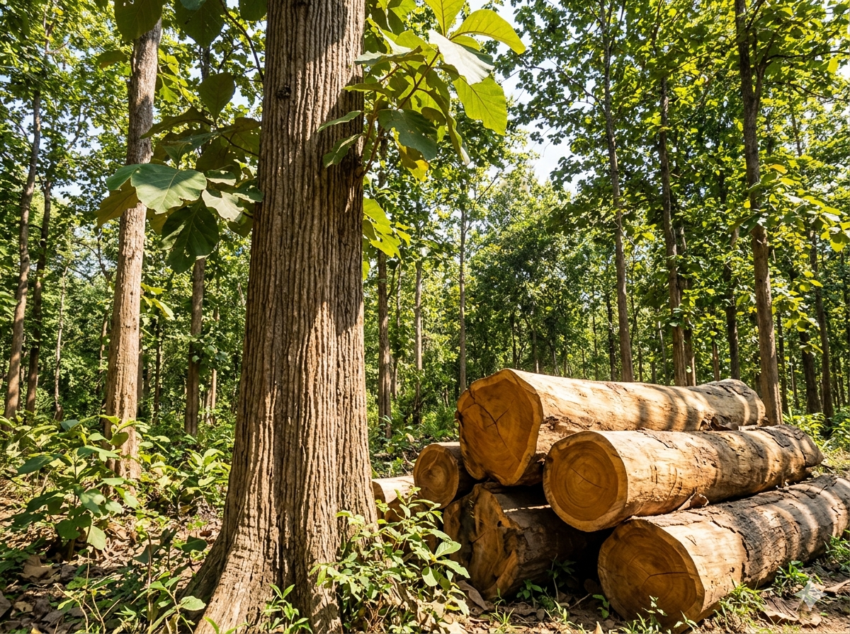 Teak Sagwan King of Timbers India Plantation — PlantCare