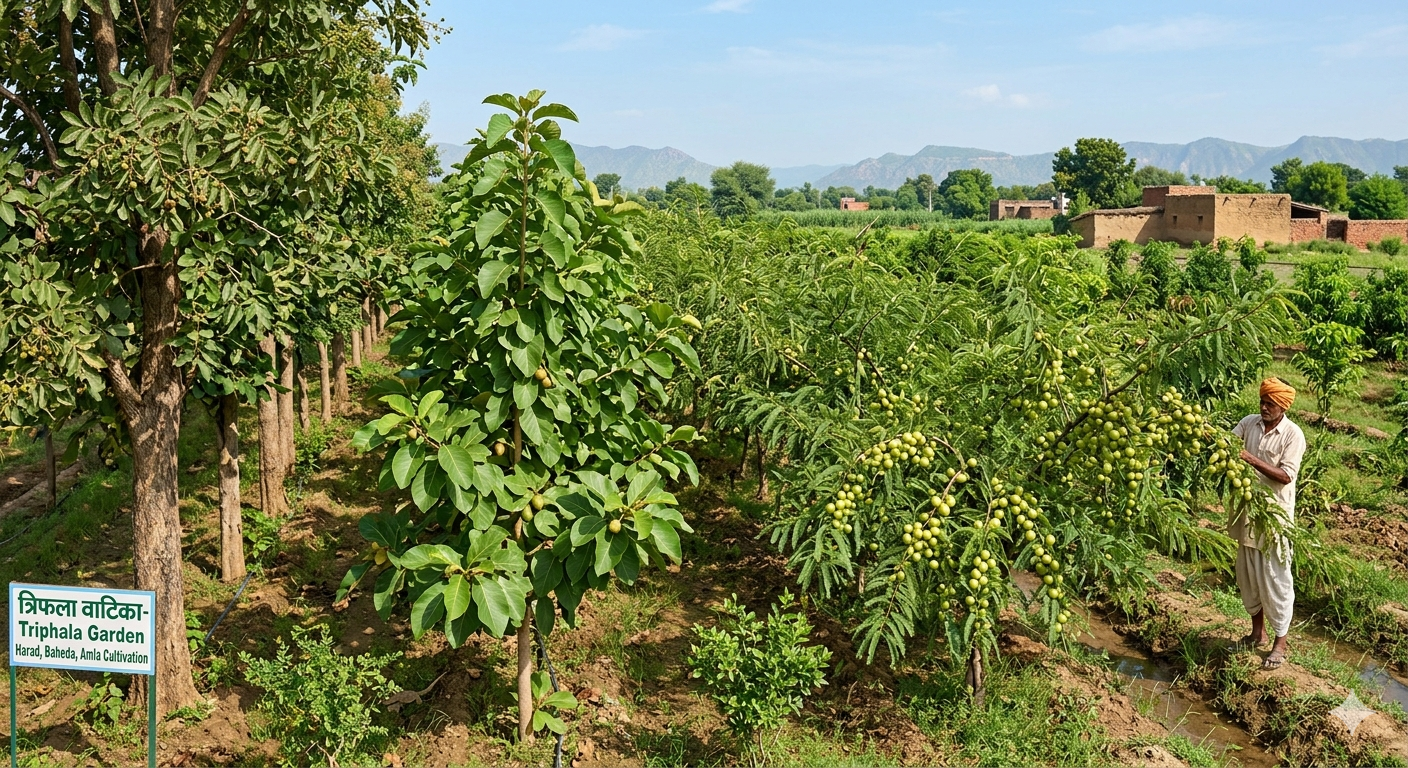 Triphala Plants India Harad Baheda Amla Growing Guide